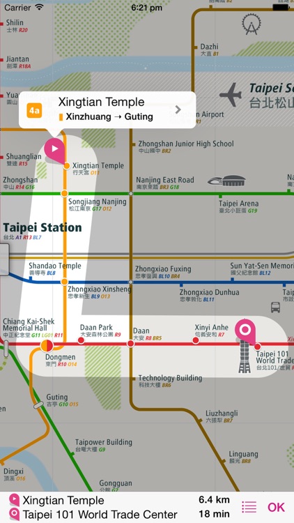 Taipei Rail Map Lite