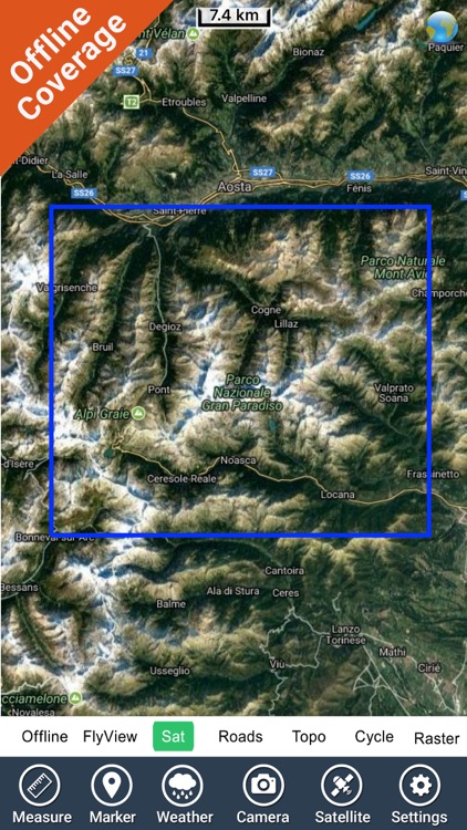 Gran Paradiso National Park – GPS Map Navigator screenshot-4