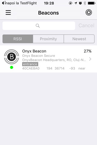 OnyxBeacon screenshot 2