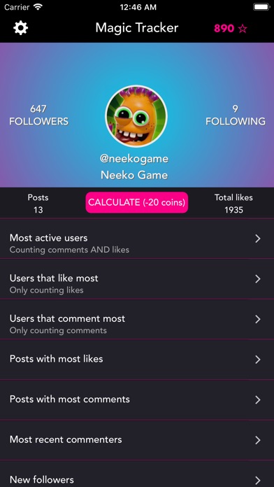 magic tracker by instagram likes followers magic meter ios united states searchman app data information - app to see when instagram followers are most active