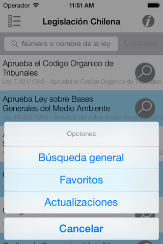 Legislación Chilena screenshot 2