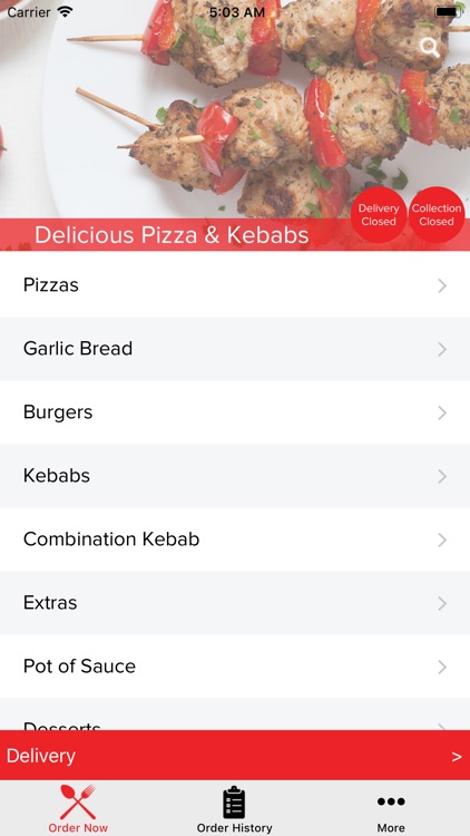 Delicious Pizza and Kebabs