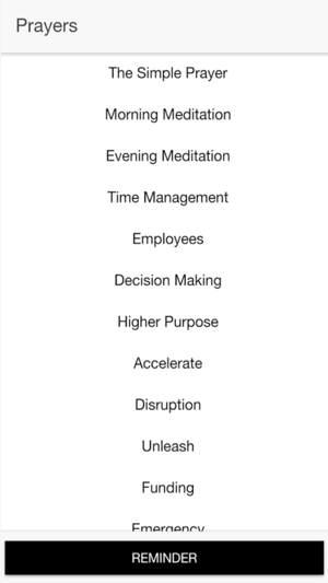 Business Prayer App
