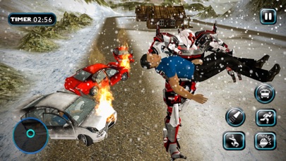 Fire Truck Robot Car Transform screenshot 4