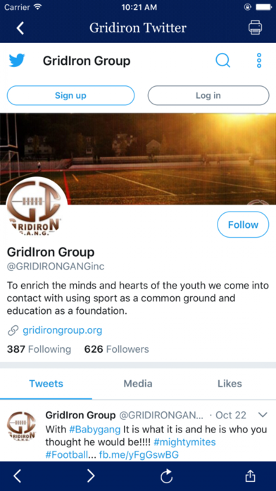 Gridiron Gang Football Camps screenshot 4
