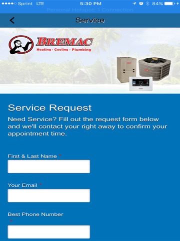 Bremac Heating, Cooling, screenshot 3