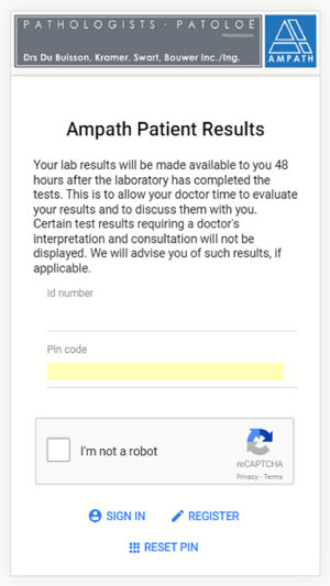 Ampath Results for Patients