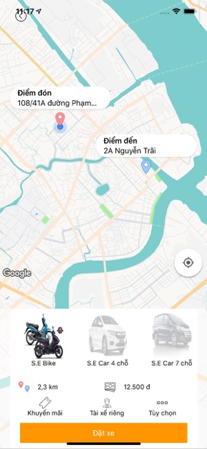 SEFast - Đặt xe(圖3)-速報App