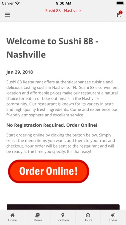 Sushi 88  - Nashville