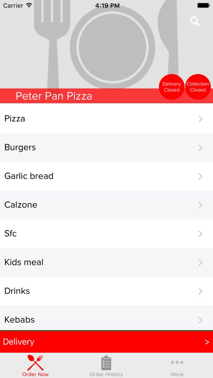 Peter Pan Pizza