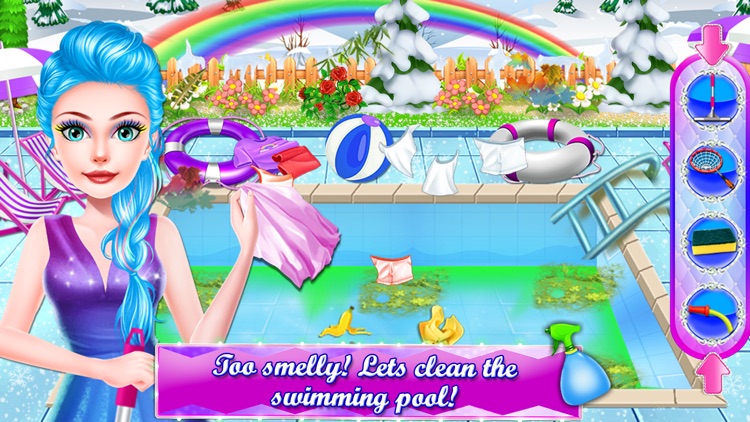 Ice Princess Cleaning Game screenshot-6