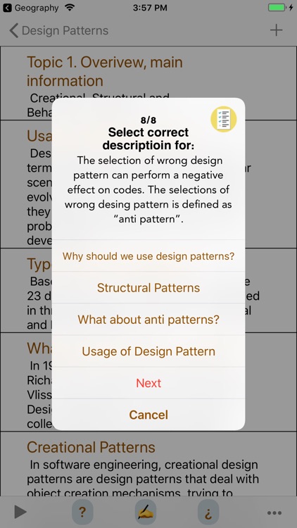 Design Patterns Interview