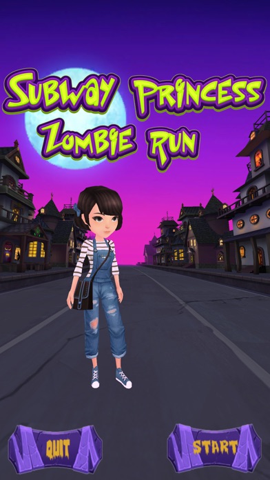 Subway Princess - Zombie Run screenshot 4