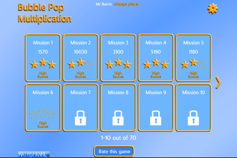 Bubble Pop Multiplication screenshot 4