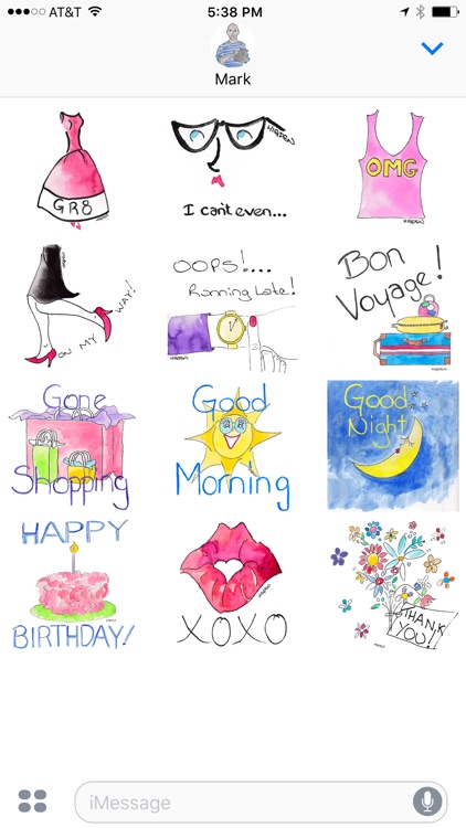 Fashionisto Girl Stickers