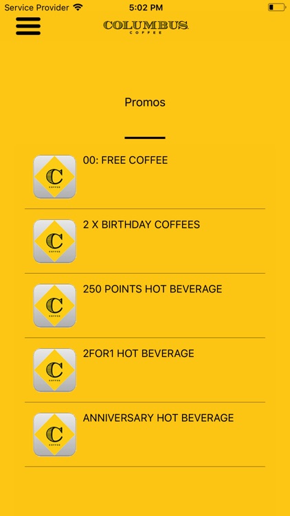 Columbus Coffee Rewards App screenshot-3