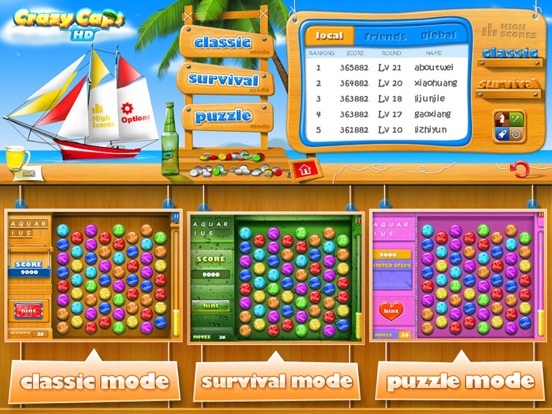 Crazy Caps HD на iPad