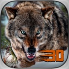 Salvaje simulador ataque lobo 3D - Vive la vida de un alfa y tomar venganza por tu clan icon