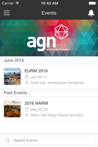 AGN Events screenshot 2