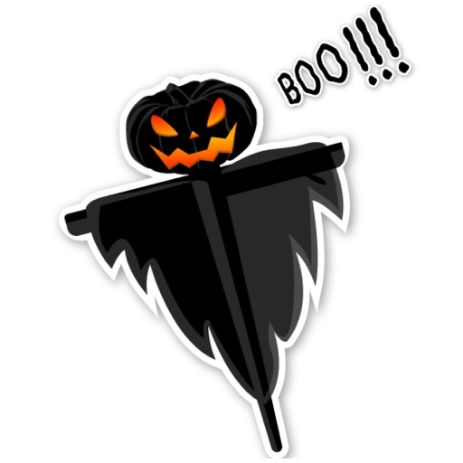 Black Halloween Stickers icon