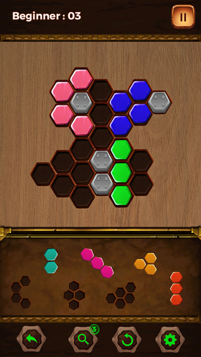 Wood Block Puzzle HEXA screenshot 4