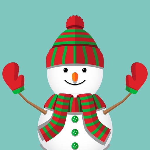 snowman animated stickers iOS App
