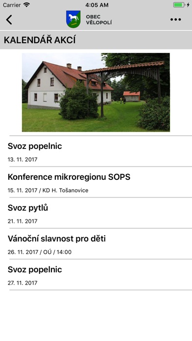 Obec Vělopolí screenshot 2