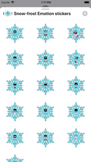 Snow-frost Emotion stickers(圖1)-速報App