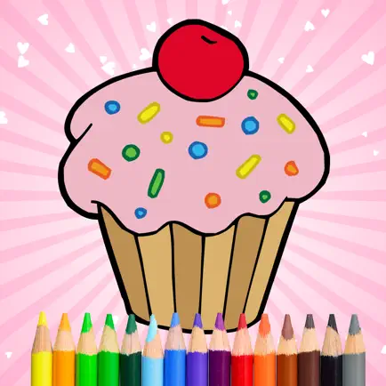 Cute Tasty Cupcakes Coloring Book Cheats
