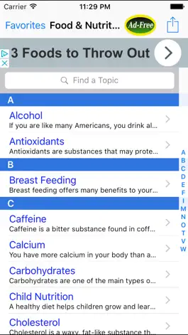 Game screenshot Food & Nutrition: Healthy Facts and Tips App mod apk