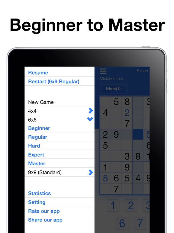 Sudoku Master∙ для iPad