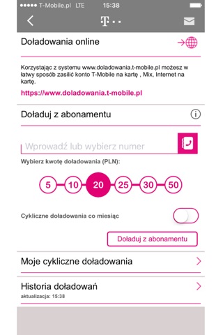Mój T-Mobile screenshot 2