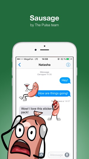 Sausage - Cute stickers(圖1)-速報App