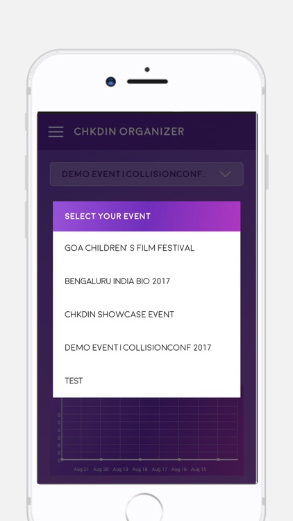 Chkdin Event Organizer App