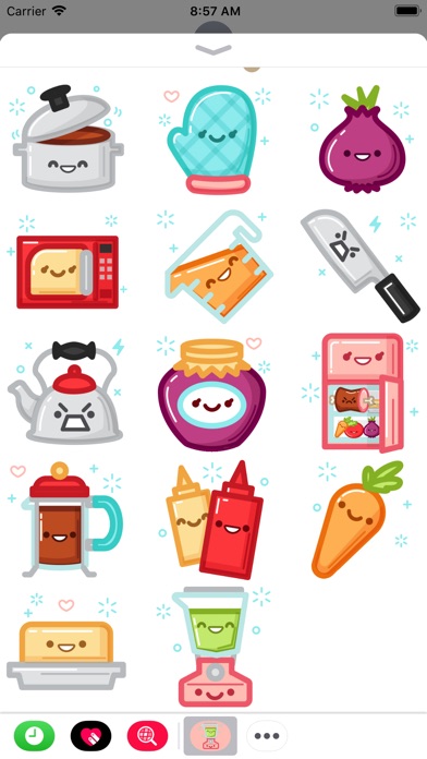 Kawaii Kitchen: Food Emojis screenshot 2
