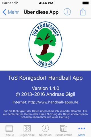 TuS Königsdorf Handball screenshot 4