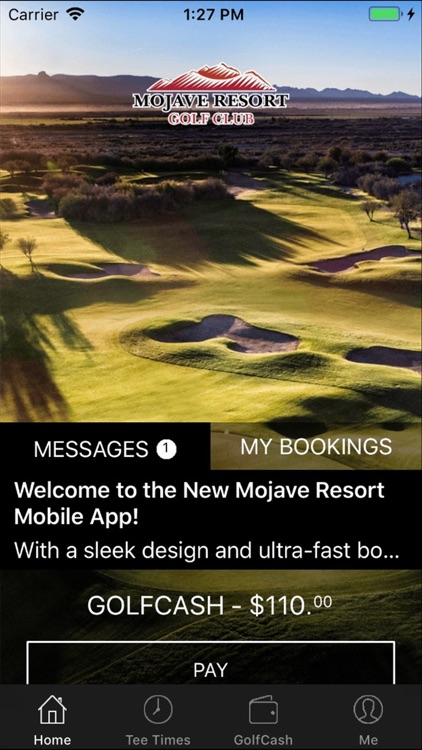 Mojave Resort Golf Tee Times