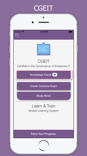 CGEIT Exam Prep 2018(圖1)-速報App