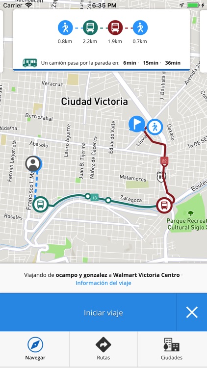 Rutapp: Transporte inteligente