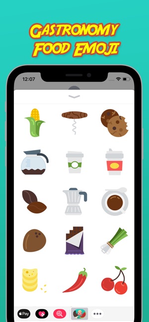 Gastronomy Food Emoji(圖3)-速報App