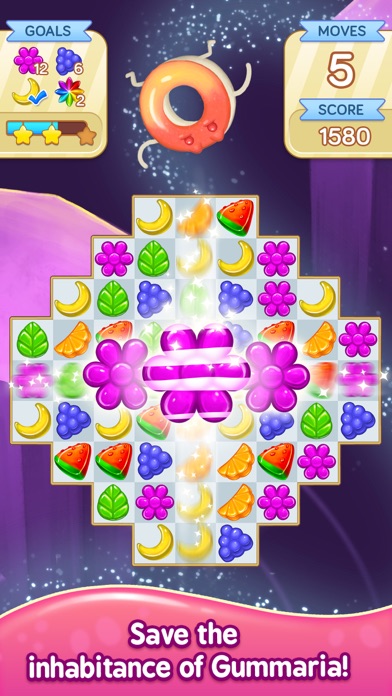 GUMMY GUSH: MATCH 3 PUZZLE 6.9.1 IOS GAME GIẢI TRÍ GUMMY GUSH: MATCH 3 PUZZLE 6.9.1 IOS