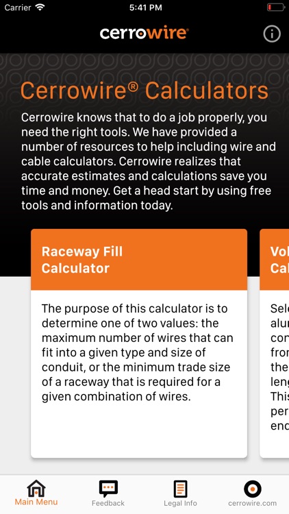 Cerro Wire Chart