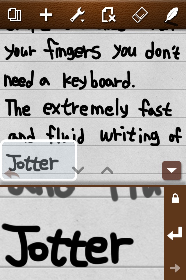 Jotter (Handwriting Notepad) screenshot 2