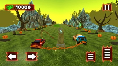 Scary Halloween Chained Cars screenshot 2