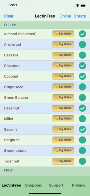 LectinFree Allowable Food List(圖4)-速報App