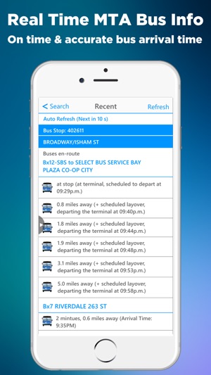 NYC Bus Time App (MTA)