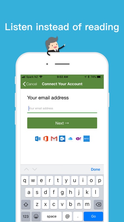 Speaking Email - voice reader screenshot-3