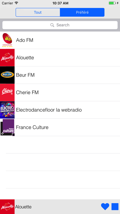Frankreich Music RadioScreenshot von 2