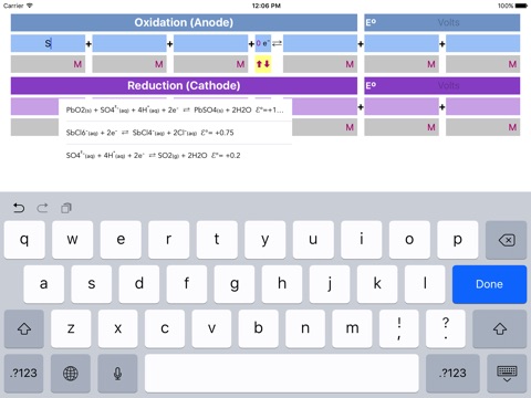 Electrochemistry screenshot 2