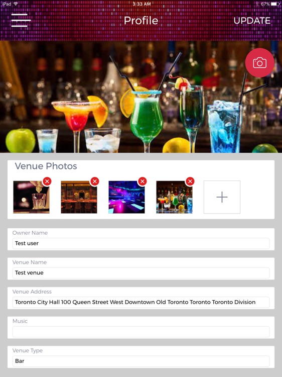 Tnight Venue Management